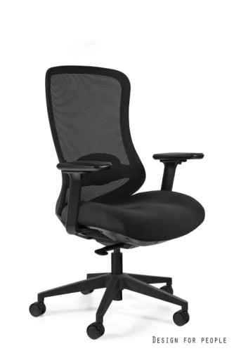 Fotel biurowy Adapta czarny bez zagłówka