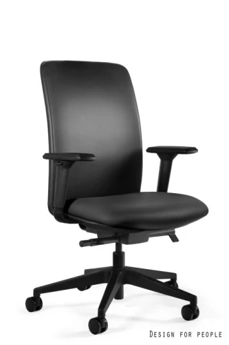 Fotel biurowy Eli bez zagłówka eko skóra 